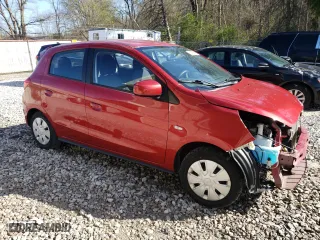 2015 Mitsubishi Mirage DE with VIN ML32A3HJ5FH037076, listed as a Copart auction lot 54060165 with 35,702 mi miles and Salvage Title. Bid and sale history available at carsss.com. Image 4.