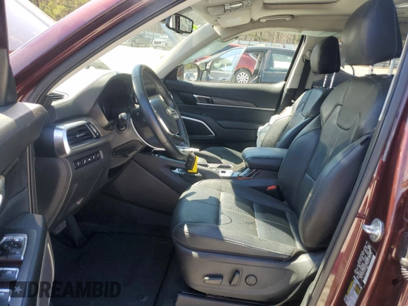 2021 Kia Telluride EX with VIN 5XYP3DHC1MG108526, listed as a Copart auction lot 50435225 with 63,489 mi miles and Salvage title. Bid and sale history available at DreamBid. Image 7.