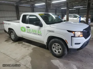 2024 Nissan Frontier S with VIN 1N6ED1CL5RN626078, listed as a Copart auction lot 43553345 with 16,911 mi miles and Salvage Title. Bid and sale history available at carsss.com. Image 4.