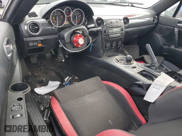 2008 Mazda MX-5 Miata Touring with VIN JM1NC26F080154207, listed as a Copart auction lot 76906044 with 169,602 mi miles and Salvage title. Bid and sale history available at DreamBid. Image 8.