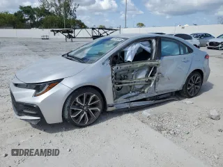 2022 Toyota Corolla SE with VIN 5YFS4MCE6NP110284, listed as a Copart auction lot 52669265 with 18,729 mi miles and Non Repairable. Bid and sale history available at carsss.com. Image 1.