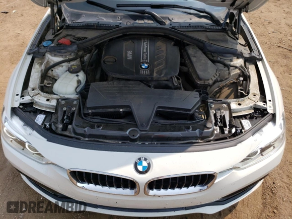 2018 BMW 3 Series 328d xDrive with VIN WBA8J1C53JA018885, listed as a Copart auction lot 64187624 with 84,392 mi miles and Salvage title. Bid and sale history available at DreamBid. Image 12.