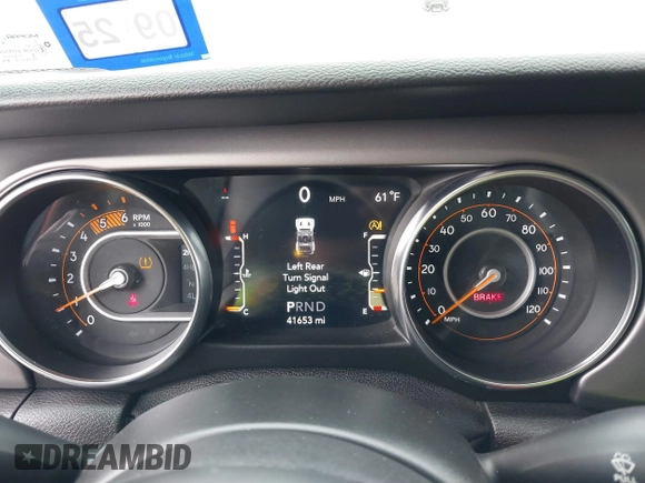 2021 Jeep Wrangler Unlimited Willys with VIN 1C4HJXDM4MW825094, listed as a IAAI auction lot 41515794 with 41,653 mi miles and . Bid and sale history available at DreamBid. Image 7.