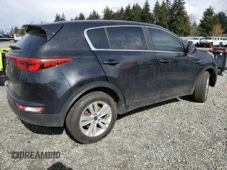 2017 Kia Sportage LX with VIN KNDPMCAC3H7180963, listed as a Copart auction lot 49012245 with 107,506 mi miles and Clean Title. Bid and sale history available at carsss.com. Image 3.