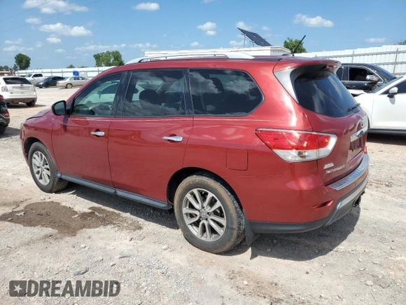2015 Nissan Pathfinder SL with VIN 5N1AR2MM5FC663635, listed as a Copart auction lot 62075025 with 98,052 mi miles and Salvage title. Bid and sale history available at DreamBid. Image 2.