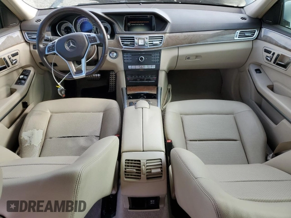 2016 Mercedes-Benz E 350 Sport with VIN WDDHF5KB3GB256120, listed as a Copart auction lot 53558525 with 128,522 mi miles and Salvage Title. Bid and sale history available at DreamBid. Image 8.