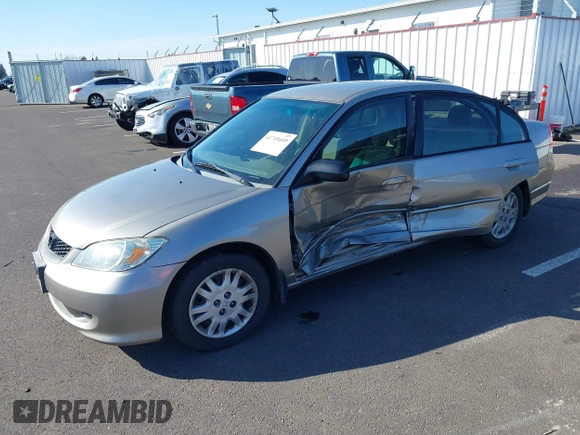 2005 Honda Civic LX with VIN 2HGES16545H596288, listed as a IAAI auction lot 41749449 with 256,090 mi miles and . Bid and sale history available at DreamBid. Image 17.