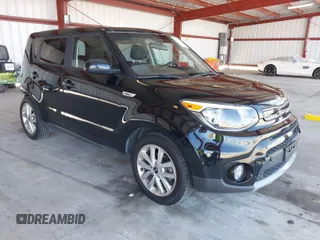 2017 Kia Soul + with VIN KNDJP3A54H7448854, listed as a IAAI auction lot 41956914 with 146,517 mi miles. Bid and sale history available at carsss.com. Image 1.