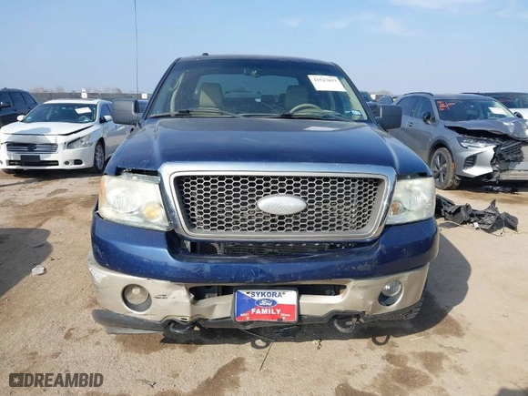 2007 Ford F-150 XLT with VIN 1FTPW14V37FB02814, listed as a IAAI auction lot 41527613 with 224,859 mi miles. Bid and sale history available at carsss.com. Image 6.