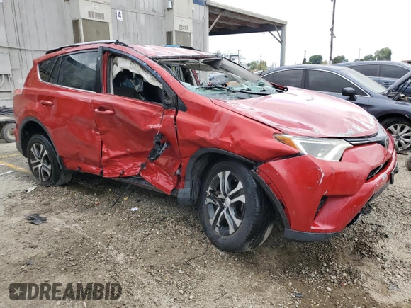 2017 Toyota RAV4 LE with VIN JTMZFREV9HJ111294, listed as a Copart auction lot 54233045 with 97,628 mi miles and Salvage Title. Bid and sale history available at DreamBid. Image 4.