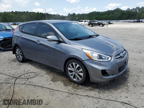 2016 Hyundai Accent Sport with VIN KMHCU5AE8GU258998, listed as a Copart auction lot 53866174 with 83,354 mi miles. Bid and sale history available at carsss.com. Image 4.