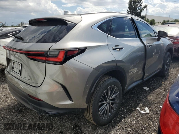 2022 Lexus NX with VIN 2T2GDCAZ2NC002813, listed as a Copart auction lot 49075753 with 5,106 mi miles. Bid and sale history available at carsss.com. Image 3.