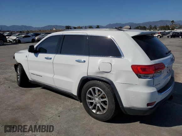2014 Jeep Grand Cherokee Limited z VIN 1C4RJFBG0EC195248, wystawiony jako Copart lot #56353095 z przebiegiem 101 133 mil mil oraz Szkoda całkowita • Salvage title. Historia ofert i sprzedaży dostępna na DreamBid. Obrazek 2.