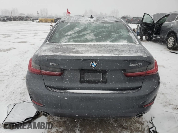 2022 BMW 3 Series 330i xDrive with VIN 3MW5R7J09N8C29550, listed as a Copart auction lot 85850194 with 0 mi miles and Clean Title. Bid and sale history available at carsss.com. Image 6.