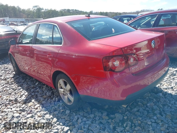 2008 Volkswagen Jetta Sedan SE with VIN 3VWRM71K08M016807, listed as a IAAI auction lot 41576838 with 209,401 mi miles. Bid and sale history available at carsss.com. Image 3.