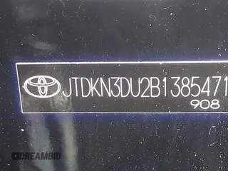 2011 Toyota Prius I with VIN JTDKN3DU2B1385471, listed as a IAAI auction lot 42017682 with 136,304 mi miles. Bid and sale history available at carsss.com. Image 9.