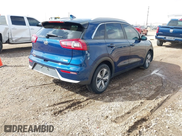 2019 Kia Niro LX with VIN KNDCB3LCXK5248552, listed as a IAAI auction lot 41724724 with 104,546 mi miles and . Bid and sale history available at DreamBid. Image 4.