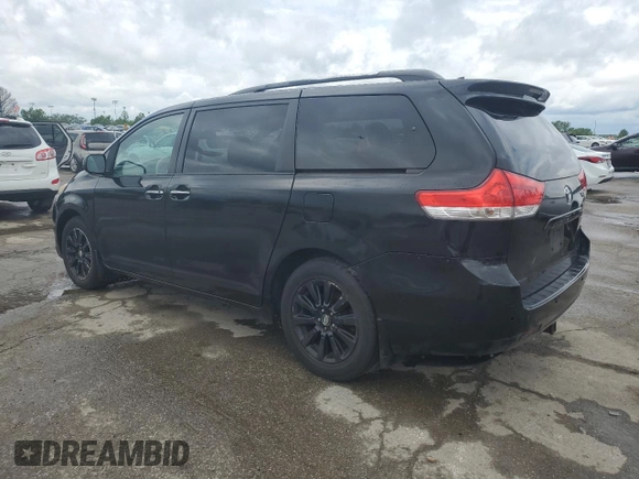 2013 Toyota Sienna XLE with VIN 5TDDK3DC8DS050410, listed as a Copart auction lot 55263125 with 269,011 mi miles and Clean Title. Bid and sale history available at DreamBid. Image 2.