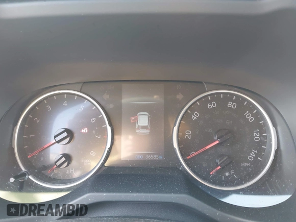 2019 Toyota RAV4 XLE Premium with VIN JTMA1RFV9KD013771, listed as a IAAI auction lot 42055558 with 36,585 mi miles. Bid and sale history available at carsss.com. Image 7.