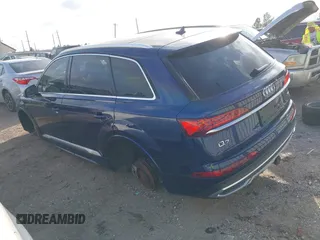 2021 Audi Q7 Premium Plus with VIN WA1LXAF72MD017846, listed as a IAAI auction lot 41475952 with 62,193 mi miles and . Bid and sale history available at DreamBid. Image 3.