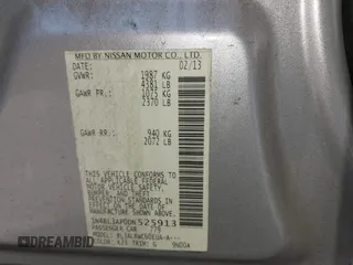 2013 Nissan Altima SV with VIN 1N4BL3AP0DN525913, listed as a IAAI auction lot 41893511 with 132,166 mi miles and . Bid and sale history available at DreamBid. Image 9.