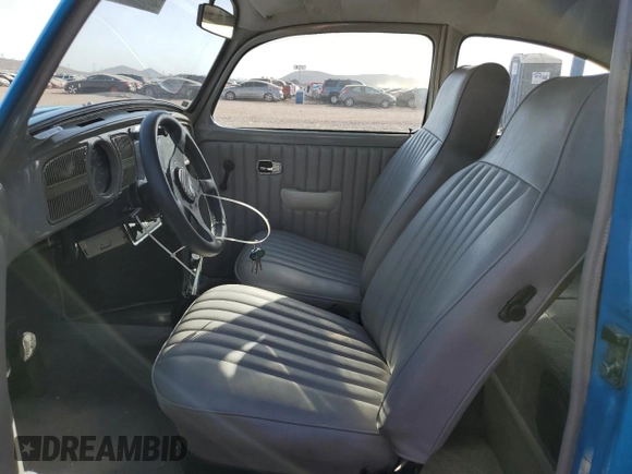 1969 Volkswagen Beetle with VIN 119871528, listed as a Copart auction lot 47046105 with 43,727 mi miles and Clean Title. Bid and sale history available at DreamBid. Image 7.