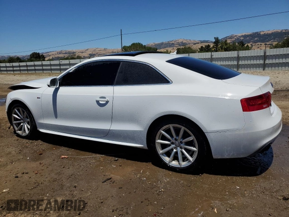 2016 Audi A5 Premium with VIN WAUD2AFR6GA031097, listed as a Copart auction lot 58887324 with 116,255 mi miles and Clean title. Bid and sale history available at DreamBid. Image 2.