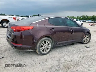 2013 Kia Optima EX with VIN 5XXGN4A71DG127699, listed as a Copart auction lot 59742405 with Not provided miles and Clean title. Bid and sale history available at DreamBid. Image 3.