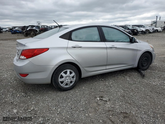 2016 Hyundai Accent SE with VIN KMHCT4AE1GU959959, listed as a Copart auction lot 54539374 with 116,984 mi miles and Salvage Title. Bid and sale history available at carsss.com. Image 3.