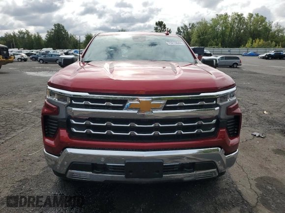 2024 Chevrolet Silverado 1500 LTZ with VIN 1GCUDGED8RZ133141, listed as a Copart auction lot 73213644 with 6,352 mi miles and Salvage Title. Bid and sale history available at DreamBid. Image 5.