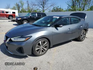 2019 Nissan Maxima SV with VIN 1N4AA6AV8KC377813, listed as a Copart auction lot 51449515 with 40,632 mi miles and Salvage title. Bid and sale history available at DreamBid. Image 1.