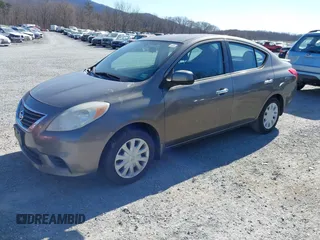 2014 Nissan Versa S with VIN 3N1CN7AP5EK451432, listed as a IAAI auction lot 41818916 with 126,190 mi miles. Bid and sale history available at carsss.com. Image 2.