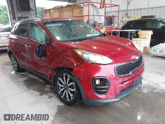 2017 Kia Sportage EX with VIN KNDPN3AC5H7033928, listed as a IAAI auction lot 42241460 with 86,900 mi miles and . Bid and sale history available at DreamBid. Image 1.