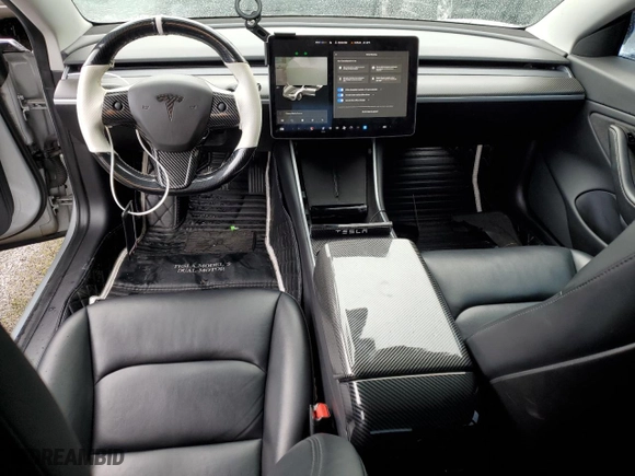 2018 Tesla Model 3 Long Range Battery with VIN 5YJ3E1EB0JF117059, listed as a Copart auction lot 46087105 with 78,733 mi miles and Salvage Title. Bid and sale history available at carsss.com. Image 8.