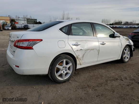 2014 Nissan Sentra S with VIN 3N1AB7AP7EL638696, listed as a Copart auction lot 49591315 with 142,282 mi miles and Salvage Title. Bid and sale history available at carsss.com. Image 3.