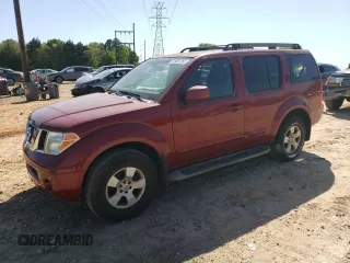 2005 Nissan Pathfinder LE with VIN 5N1AR18W85C760851, listed as a Copart auction lot 51691265 with 250,269 mi miles and Clean Title. Bid and sale history available at carsss.com. Image 1.