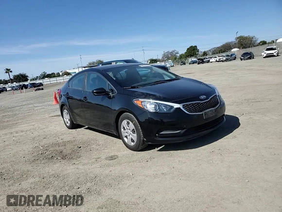 2016 Kia Forte LX with VIN KNAFK4A62G5609602, listed as a Copart auction lot 50084065 with 69,066 mi miles and Salvage Title. Bid and sale history available at carsss.com. Image 10.
