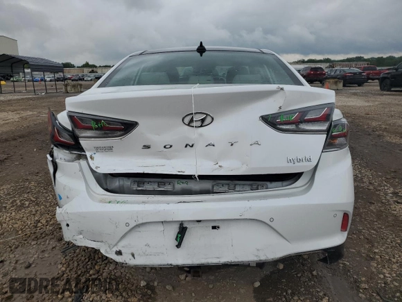 2018 Hyundai Sonata Hybrid Limited with VIN KMHE34L31JA078496, listed as a Copart auction lot 53754194 with 96,918 mi miles and Salvage Title. Bid and sale history available at carsss.com. Image 6.