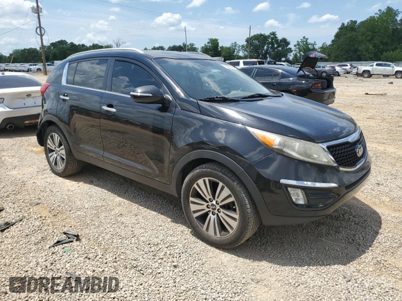 2015 Kia Sportage EX with VIN KNDPC3AC6F7712058, listed as a Copart auction lot 58255795 with 137,954 mi miles and Salvage title. Bid and sale history available at DreamBid. Image 4.
