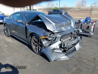 2022 Ford Mustang EcoBoost with VIN 1FA6P8TD1N5133840, listed as a IAAI auction lot 42011480 with 13,471 mi miles and . Bid and sale history available at DreamBid. Image 1.