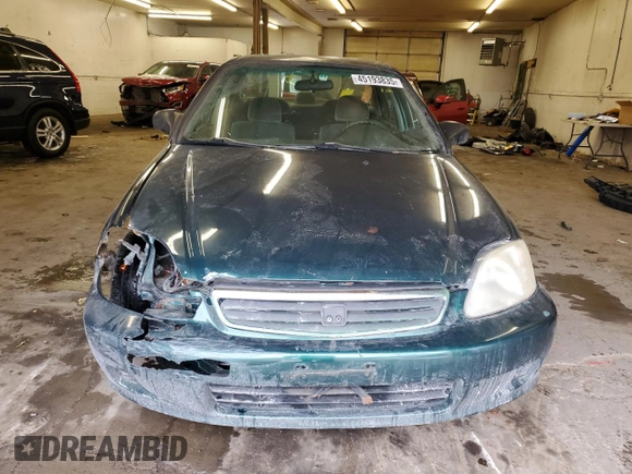 1999 Honda Civic VP z VIN 2HGEJ6611XH594868, wystawiony jako Copart lot #45193835 z przebiegiem 180 914 mil mil oraz Szkoda całkowita • Salvage title. Historia ofert i sprzedaży dostępna na DreamBid. Obrazek 5.