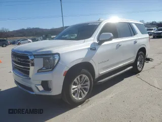 2021 GMC Yukon SLT with VIN 1GKS2BKD4MR362689, listed as a Copart auction lot 88636245 with 93,039 mi miles and Salvage Title. Bid and sale history available at carsss.com. Image 1.