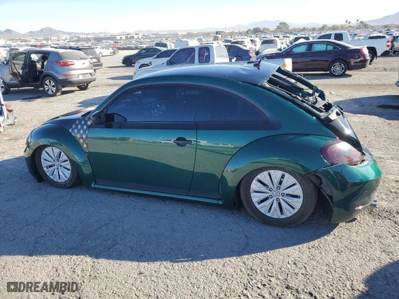2017 Volkswagen Beetle 1.8T Fleet with VIN 3VWF17AT4HM624320, listed as a Copart auction lot 82053694 with 124,004 mi miles and Salvage Title. Bid and sale history available at carsss.com. Image 2.