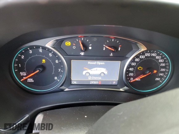 2023 Chevrolet Equinox RS z VIN 3GNAXWEG5PL265087, wystawiony jako Copart lot #44115355 z przebiegiem 29 301 mil mil oraz Szkoda całkowita • Salvage title. Historia ofert i sprzedaży dostępna na DreamBid. Obrazek 9.