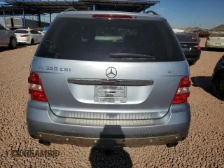2008 Mercedes-Benz M 320 CDI with VIN 4JGBB22E58A404744, listed as a Copart auction lot 86118164 with 216,310 mi miles and Salvage Title. Bid and sale history available at DreamBid. Image 6.