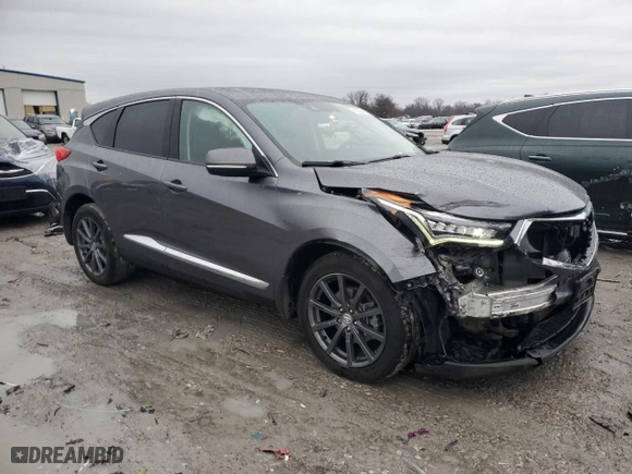 2020 Acura RDX w/Advance Pkg with VIN 5J8TC2H72LL022037, listed as a Copart auction lot 42862465 with 103,222 mi miles and Salvage Title. Bid and sale history available at carsss.com. Image 4.