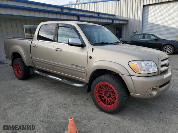 2005 Toyota Tundra SR5 with VIN 5TBDT44155S475496, listed as a Copart auction lot 47832635 with 0 mi miles and Salvage Title. Bid and sale history available at carsss.com. Image 4.