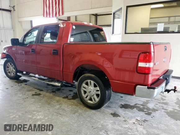 2008 Ford F-150 XL with VIN 1FTRW12W48FB48853, listed as a Copart auction lot 60558615 with Not provided miles and Salvage title. Bid and sale history available at DreamBid. Image 2.