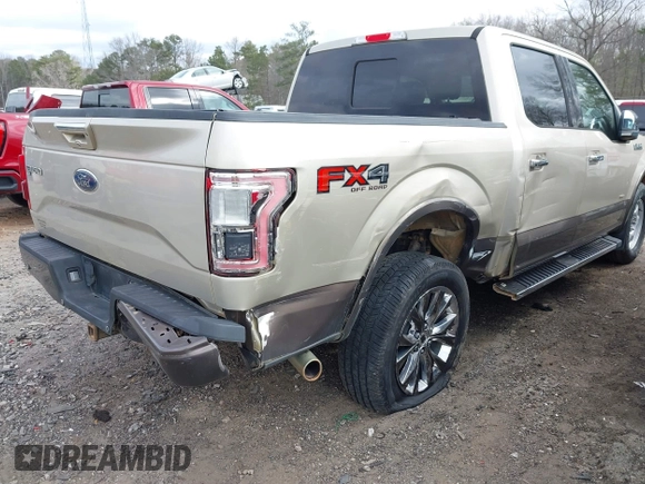 2017 Ford F-150 XL with VIN 1FTEW1EG6HKD65931, listed as a IAAI auction lot 41689811 with 151,345 mi miles. Bid and sale history available at carsss.com. Image 4.