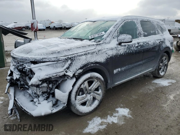 2023 Kia Sorento Hybrid EX with VIN KNDRHDLG9P5173593, listed as a Copart auction lot 81677854 with 20,084 mi miles and Salvage Title. Bid and sale history available at carsss.com. Image 1.
